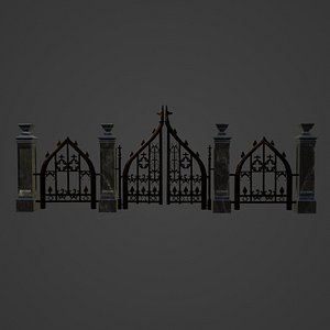Cemetery Gothic Fence