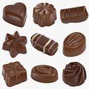Colección de bombones de chocolate 1