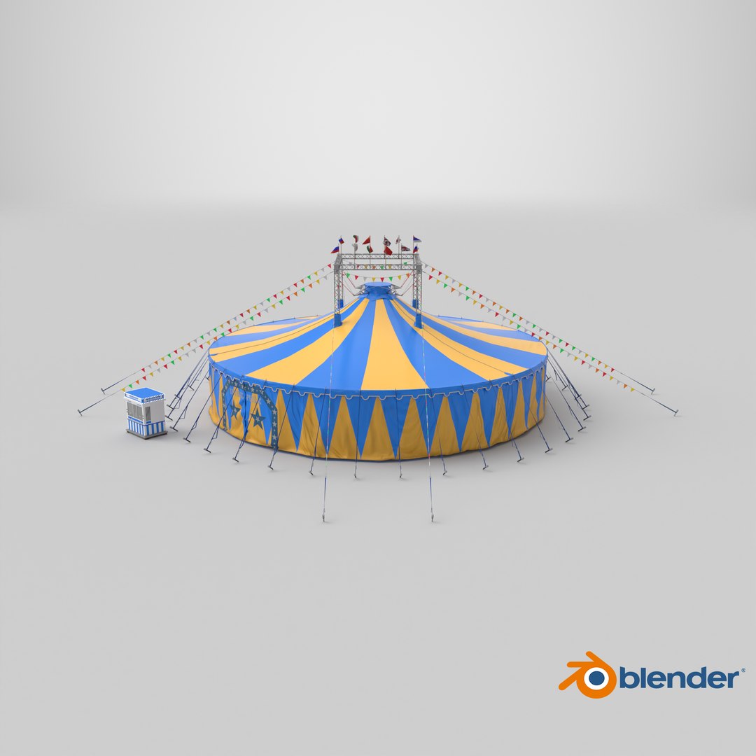 Circus Tent with Ticket Booth model https://p.turbosquid.com/ts-thumb/DV/PtOS8j/AE/stemcell_blender_cycles_render/png/1758609304/1920x1080/fit_q87/b02961322696e306640e120af551c712601a1289/stemcell_blender_cycles_render.jpg
