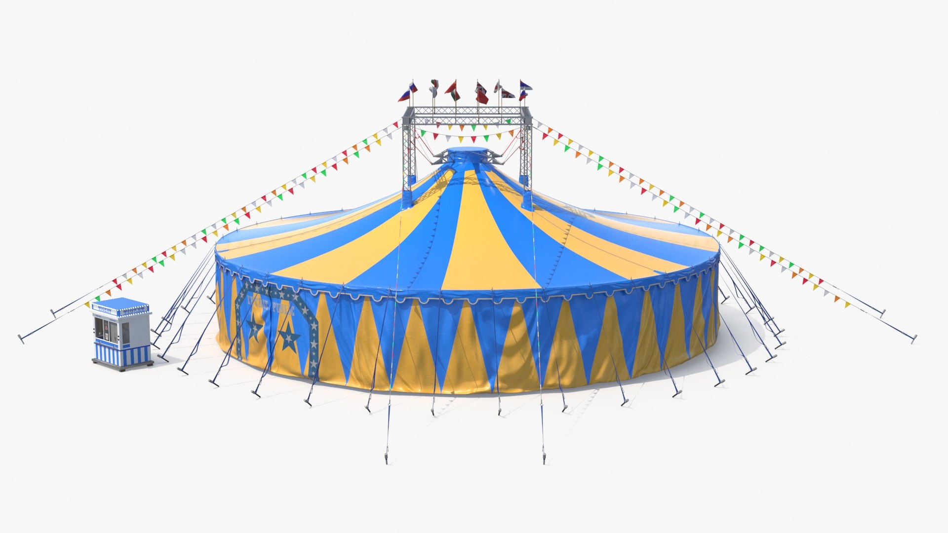 Circus Tent with Ticket Booth model https://p.turbosquid.com/ts-thumb/DV/PtOS8j/mt/circustentwithticketbooth3dsmodel008/jpg/1729704863/1920x1080/fit_q87/26ee282a4d67c5f1e1ed844e7eb4ec30e4686acb/circustentwithticketbooth3dsmodel008.jpg