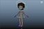 Cartoon Black Boy Rigged