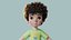 Cartoon Black Boy Rigged