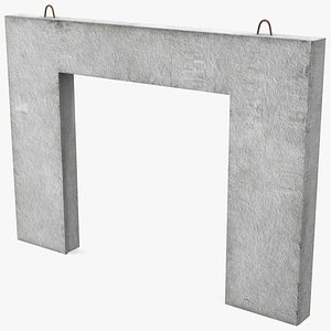 3D prefabricated concrete panel