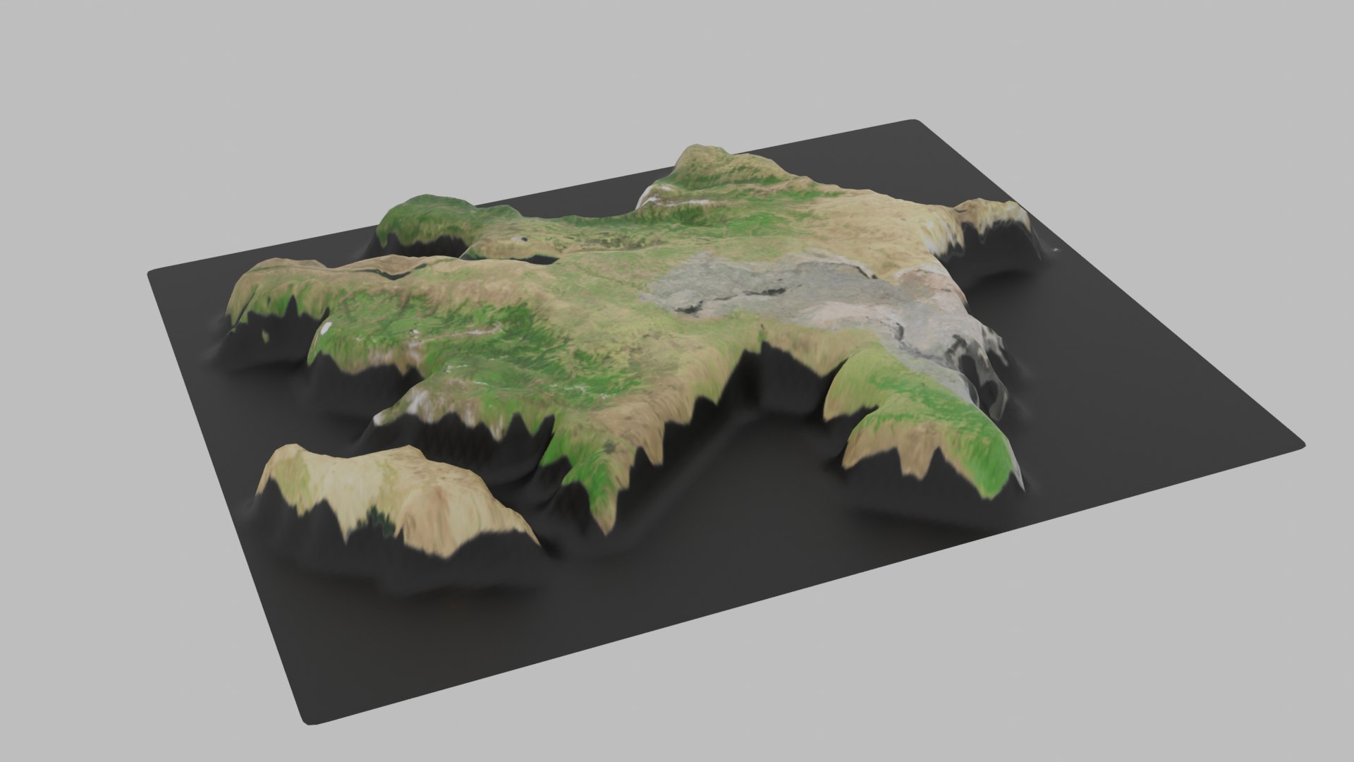 3D Azerbaijan Map TurboSquid 2068754   R A 