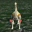 3d ornithomimus