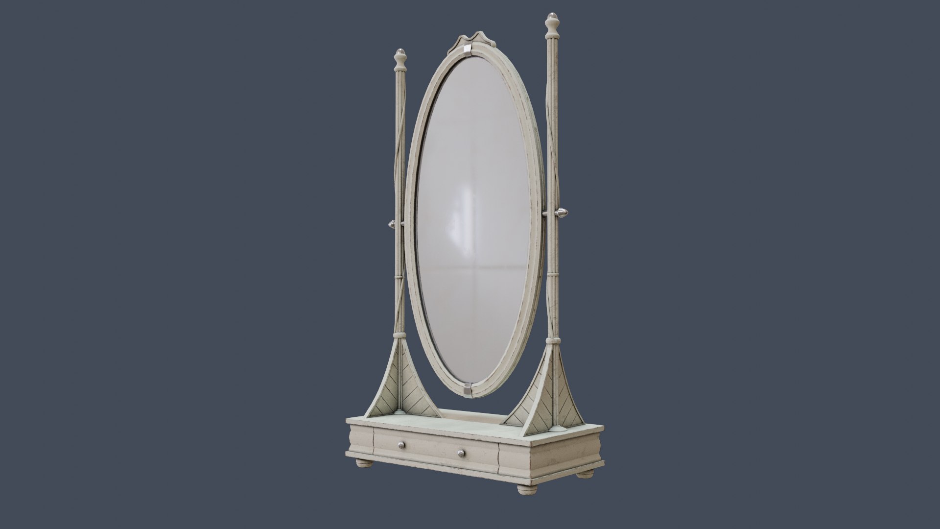 Standing Vanity Mirror 3D TurboSquid 1764229