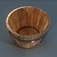3D wooden bucket