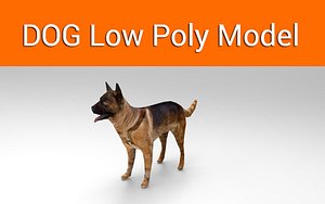 dog ready 3d model