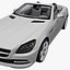 Mercedes Benz SLK Roadster 2013 Rigged