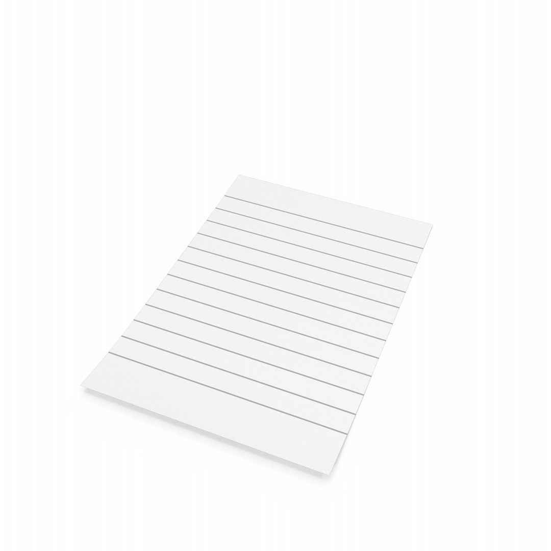 Sticky Note 3D Model - TurboSquid 1838337