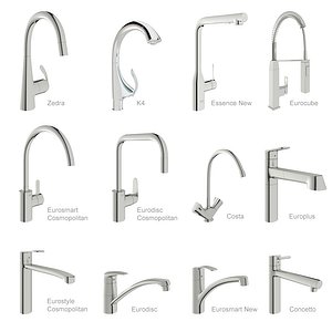 3D model grohe mixers