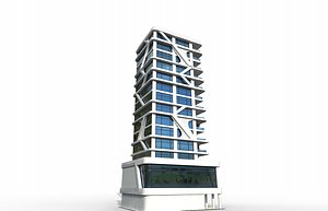 3D Future building Zaha