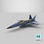 飛行中のパイロットを乗せたHESA Saeqeh戦闘機ブルー