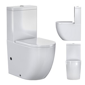 SOTTILE   RIMLESS WALL FACED TOILET SUITE 3D model