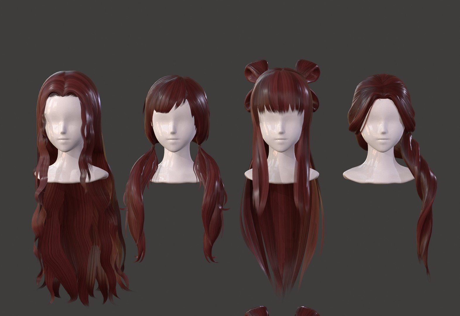 3D model Female Hair - TurboSquid 2034198