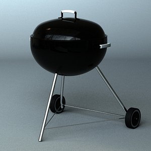 3d barbecue webber braai