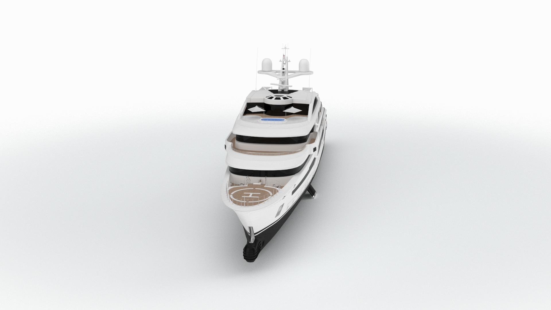 super yacht 3d model