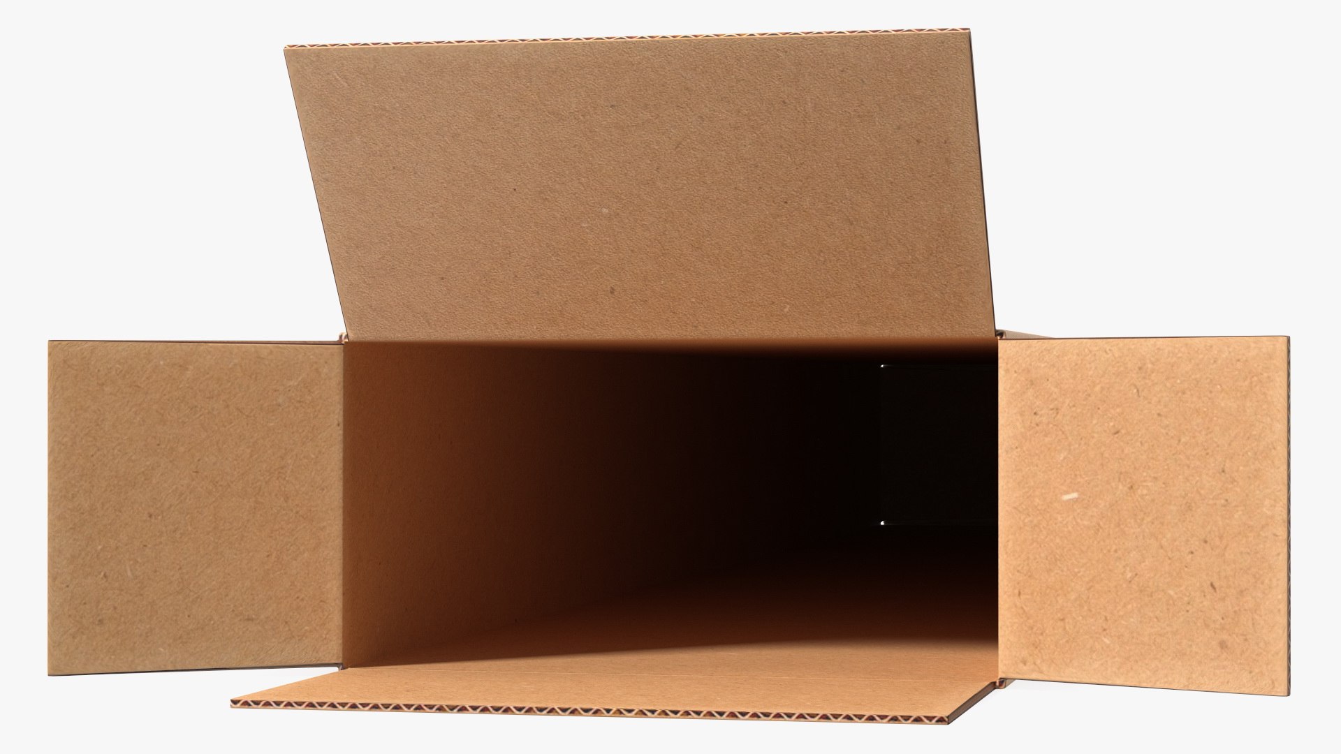 Long Cardboard Box model TurboSquid 1953263