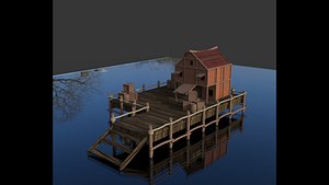 seaside fishing house