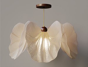 Petal pendant lamp 3D model