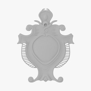 Cartouche Ornament 013 3D model