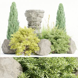 3D model Paradise Landscape vol 95-Blender