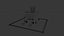 Low Poly stilisierter Teestand