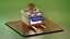 Low Poly stilisierter Teestand