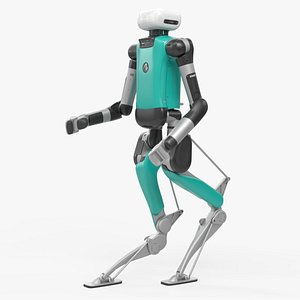 3D Agility Robotics Digit Walking Robot Animated Rigged For Blender
