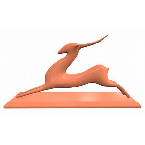 3D Abstract sculpture M130 model