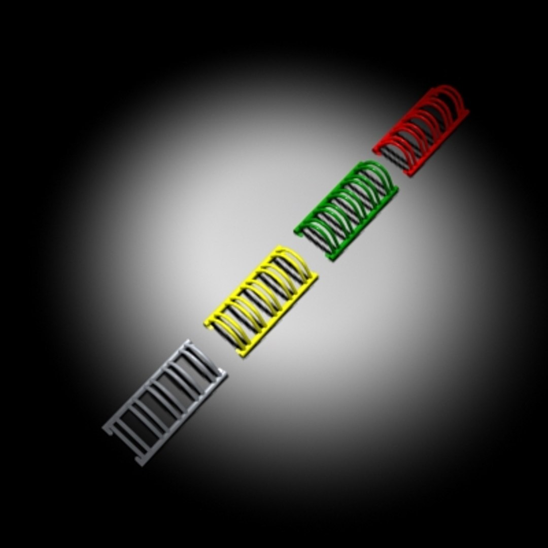 bicycle rack 3d model