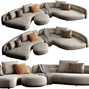 Minotti Bezier 3D model