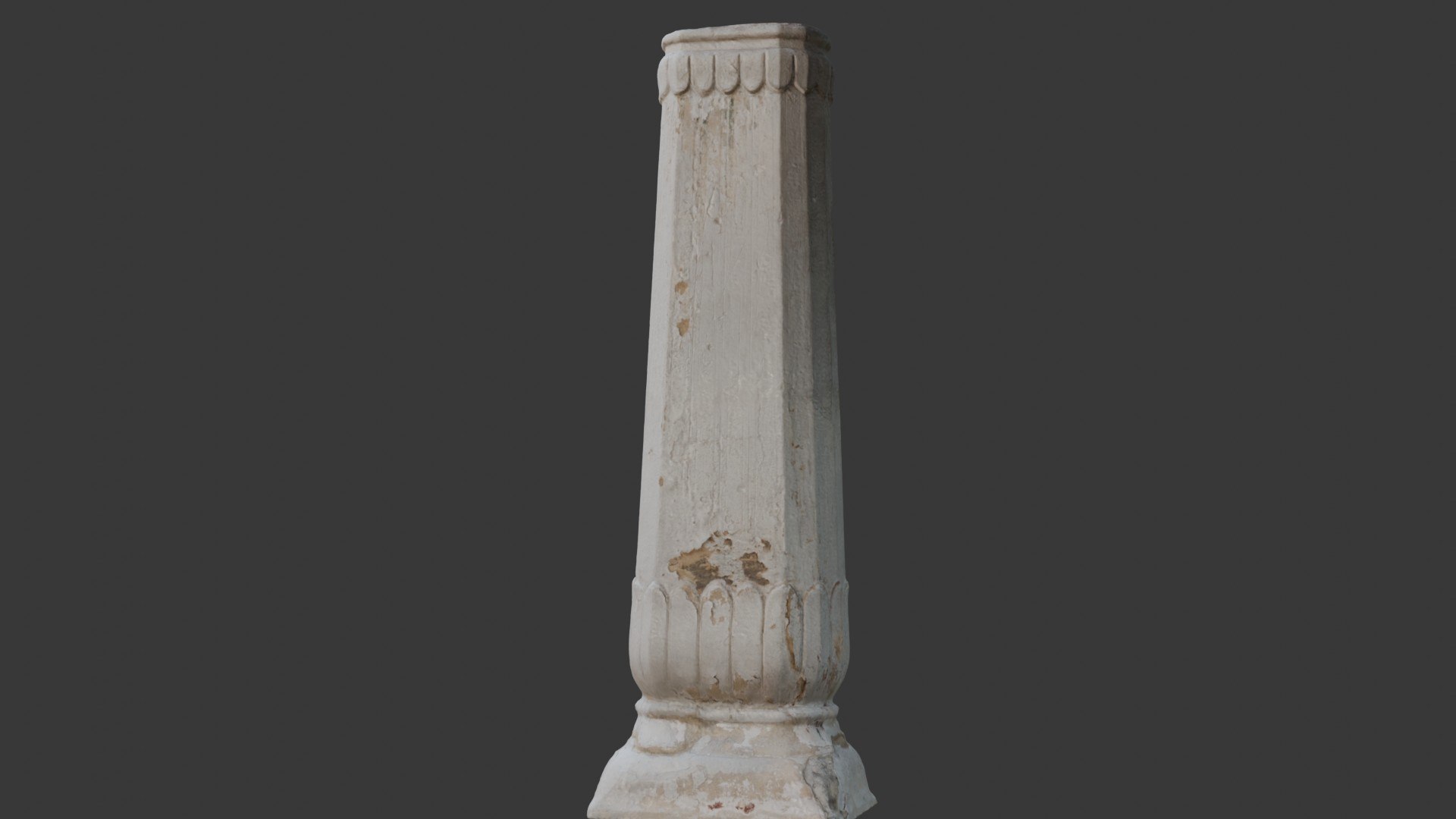 3D Antique Stone Column Scan Model - TurboSquid 2395573