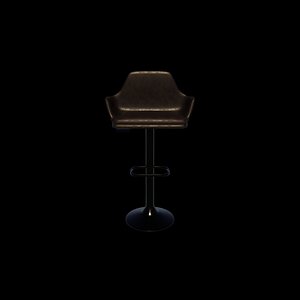 Petra Barstool 02 3D model 3D model