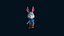 Cartoon-Kaninchen-Gaming-Animationspaket