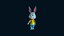 Cartoon-Kaninchen-Gaming-Animationspaket