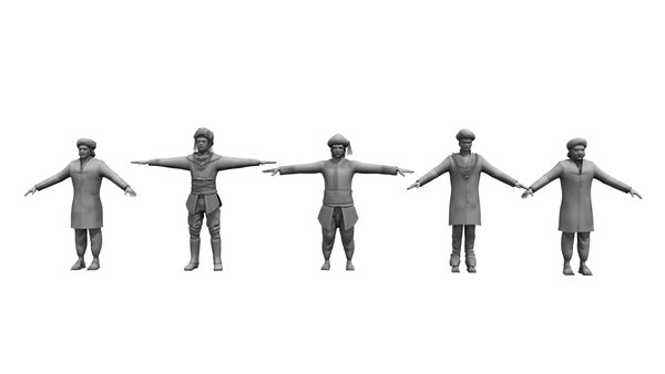 village kings man collection 3D