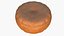 Pouf realistico in pelle marrone