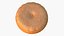 Pouf realistico in pelle marrone