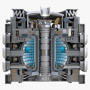 ITER Nuclear Reactor Cutaway model