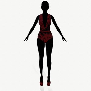 3D model fashion clothing swimsuit
