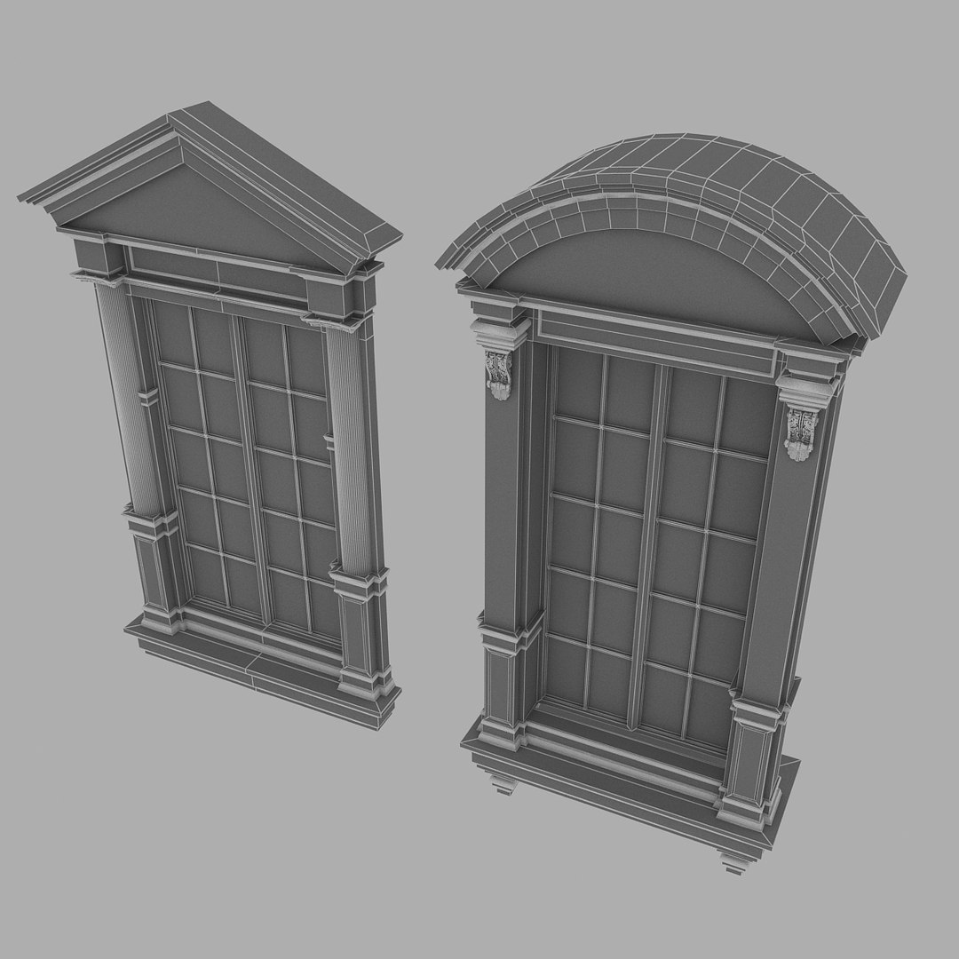 Classical Windows Model - TurboSquid 1445512