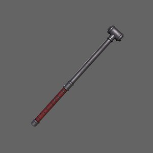 3D PBR Pipe Weapon V2c model