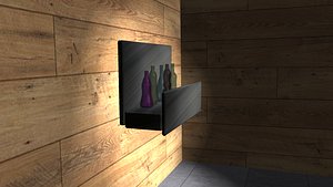 wine bottles 3D