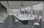 3D Modern Corporate Conference Space with Executive Office Chairs