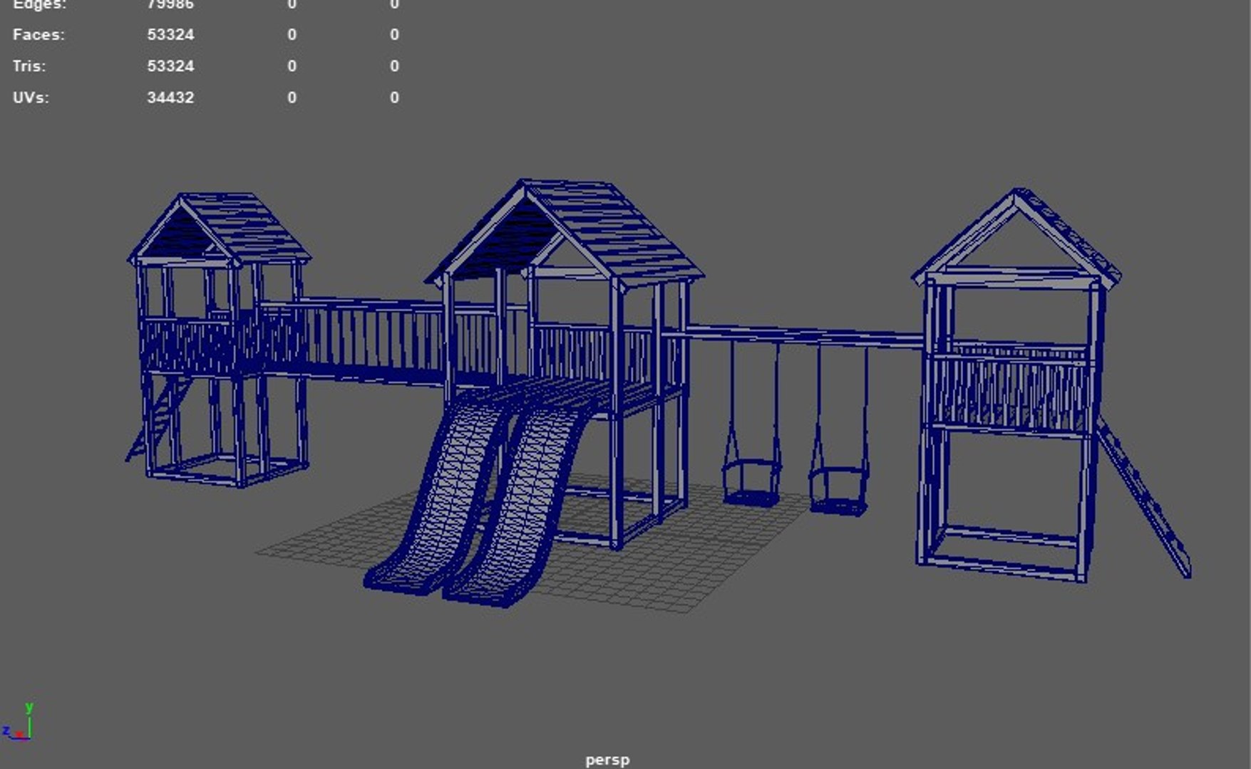 Playground Slides And Stairs 3D Model 3D - TurboSquid 2344228