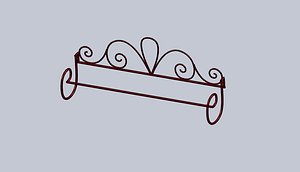 hanging hook 3d 3ds