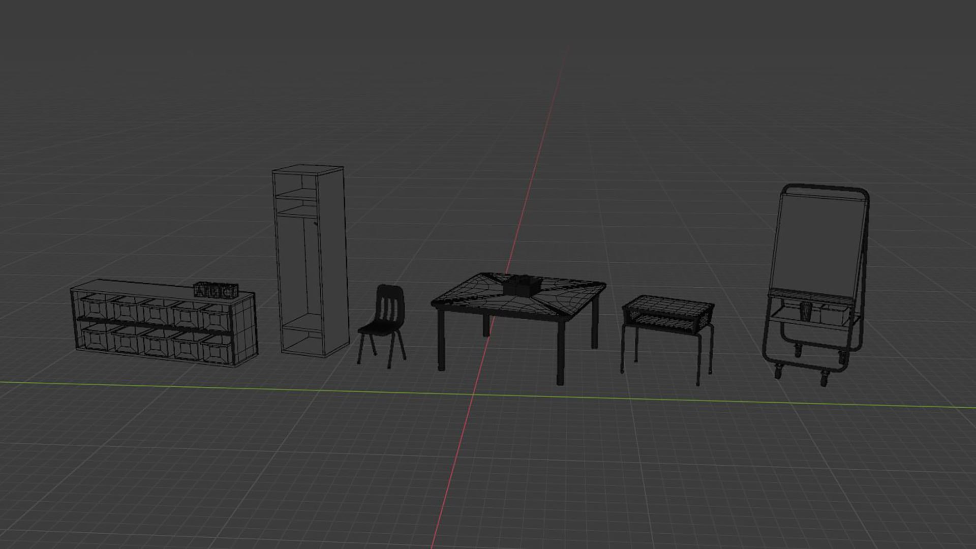 kindergarten classroom 3D model https://p.turbosquid.com/ts-thumb/DW/oHbv3M/1d/groupwireframe/jpg/1634491903/1920x1080/fit_q87/757b63e4d1f6c8f1a05929fc77c3074bd1bf813b/groupwireframe.jpg