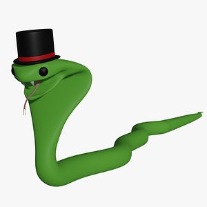 top hat snake 3D