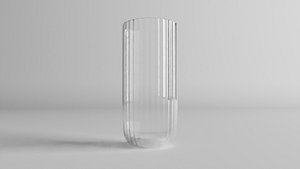Elegant Glass Drinking Cup 3D model